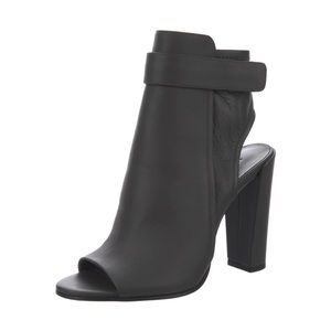 Vince open toe booties